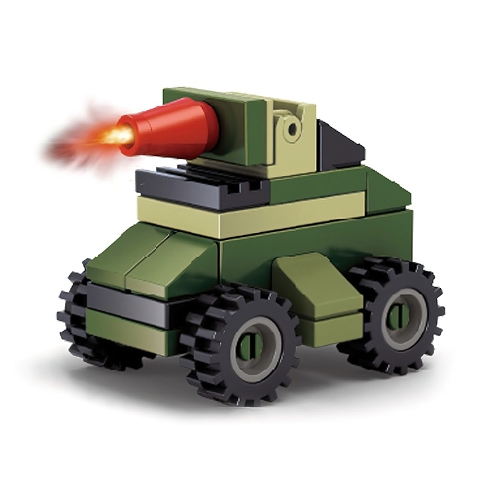 Конструктор Армия «Штурмовой джип», 36 деталей, в пакете Конструктор Армия «Штурмовой джип», 36 деталей, в пакете