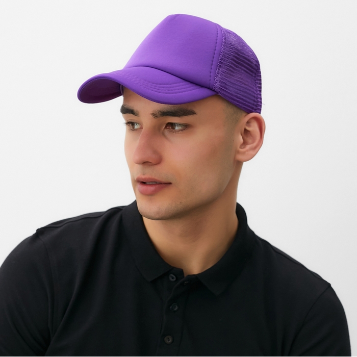 Бейсболка с сеткой MINAKU, цв фиолетовый, р-р 56-58 Бейсболка с сеткой MINAKU, цв фиолетовый, р-р 56-58