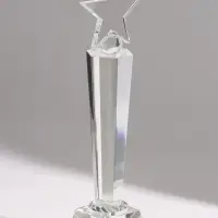 Стела стеклянная &laquo;Звезда&raquo;, 10&times;9.5 см