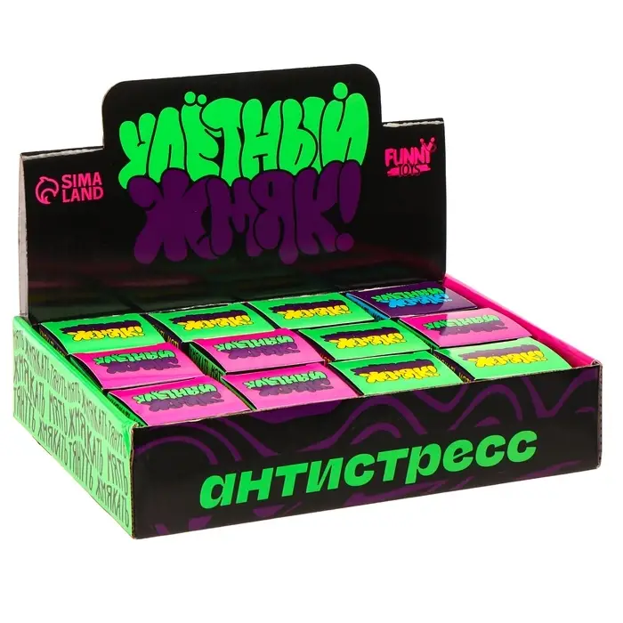 Антистресс сквиш мялка Funny toys &laquo;Улётный жмяк&raquo;, 6 см, паста