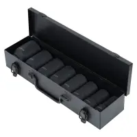 Набор головок ударных 3/4"DR L=90мм, 8пр. (19-41мм) металл.кейс
