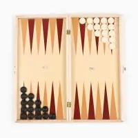 Нарды &laquo;Лабарт&raquo;, деревянная доска 39&times;39 см, с полем для игры в шашки