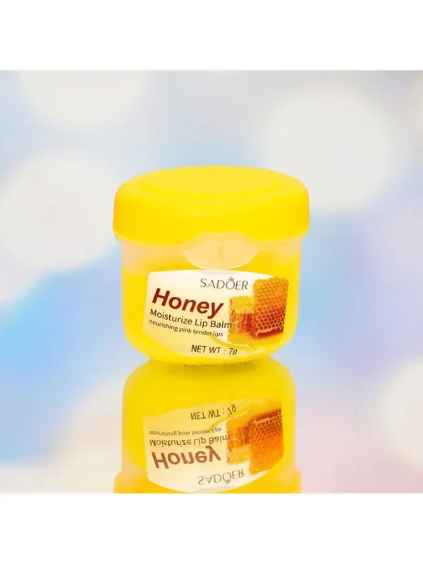 Бальзам для потрескавшихся губ с мёдом