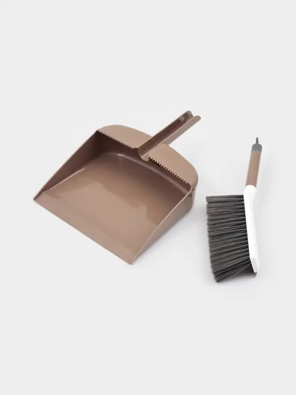 Набор для уборки: совок в комплекте с щёткой и встроенным водосгоном«Порядок», 34×24×9 см, МИКС Набор для уборки: совок в комплекте с щёткой и встроенным водосгоном«Порядок», 34×24×9 см, МИКС