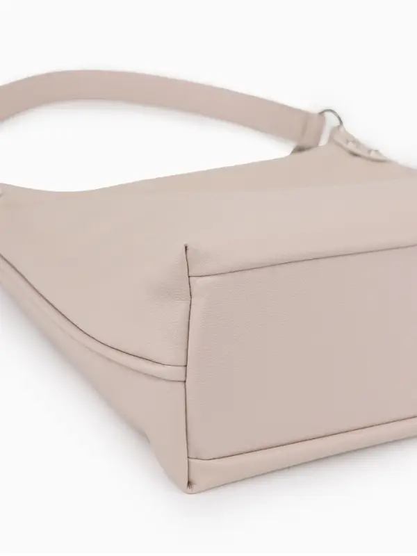 Сумка - мешок женская TEXTURA, на молнии, 32&times;11&times;32 см, бежевая