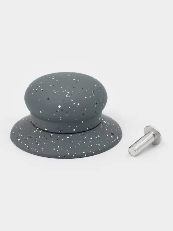 Ручка для крышки на посуду Magistro &laquo;Апикаль&raquo;, d=6.2 см, пластик, серая