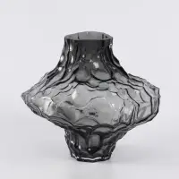 Ваза &laquo;Джино&raquo;, 21&times;25 см, стекло, чёрная