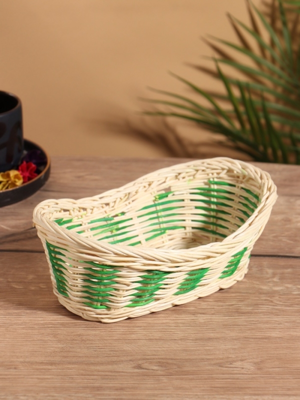 Корзина плетеная 22x14x8 см, ротанг