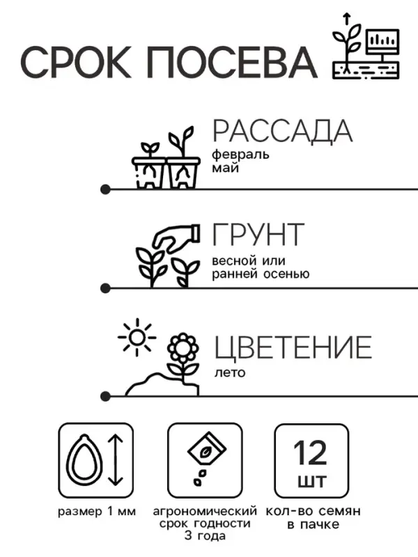 Семена цветов Клематис  Семена цветов Клематис "Китайские Фонарики", 12 шт.