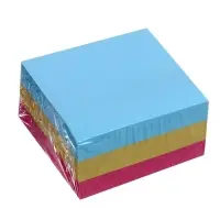 Блок с липким краем, 51&times;51 мм, 300 листов, пастель, 3 цвета