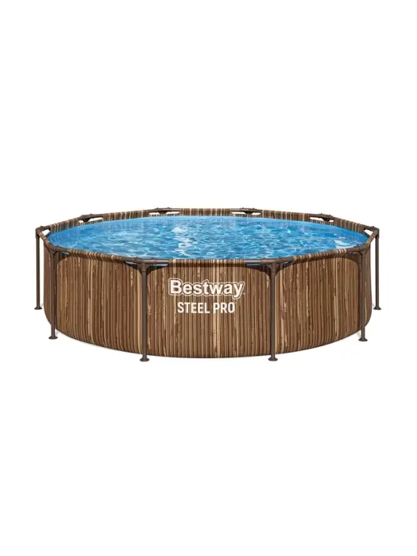 Бассейн каркасный Steel Pro, 305&times;76 см, круглый, рейка, 561VP Bestway