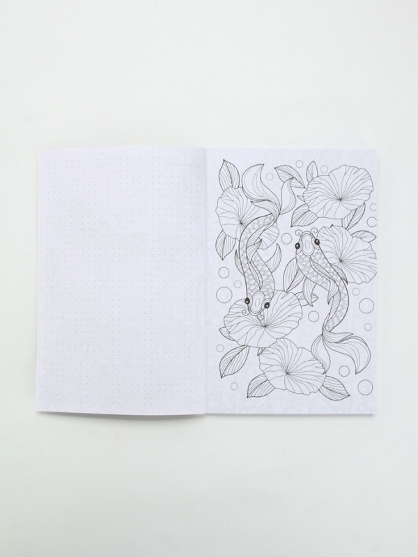 Ежедневник-смешбук раскраска антистресс А5, 80 листов Ежедневник-смешбук раскраска антистресс А5, 80 листов "Лучшее время"