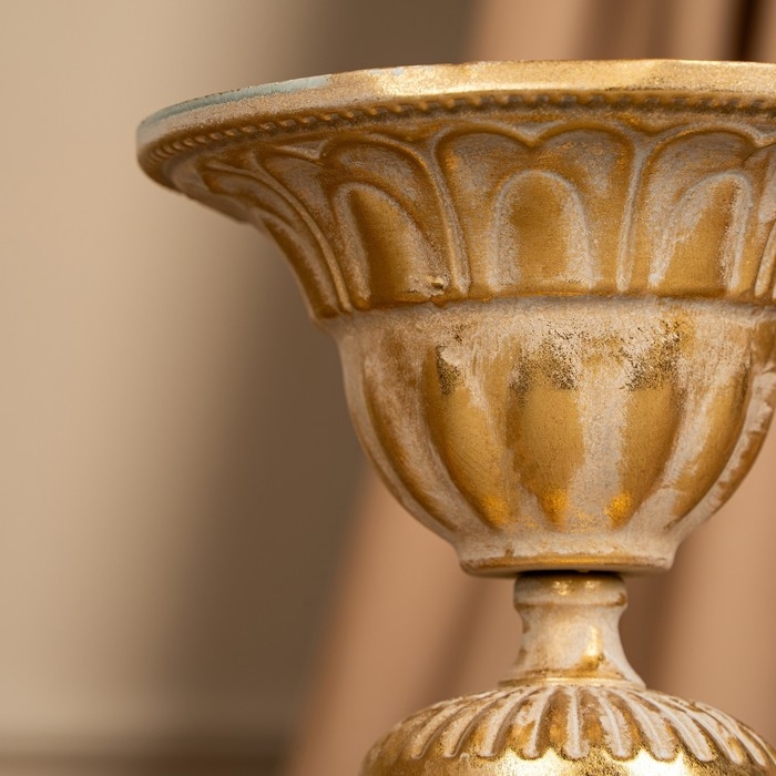 Подсвечник металл «Ярусы» для одной свечи 16 х 16 х 25 см