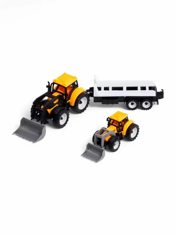 Трактор инерционный &laquo;Фермер&raquo;, с прицепом и трактором