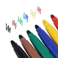 Фломастеры 6 цветов Jambo, вентилируемый колпачок, толстые