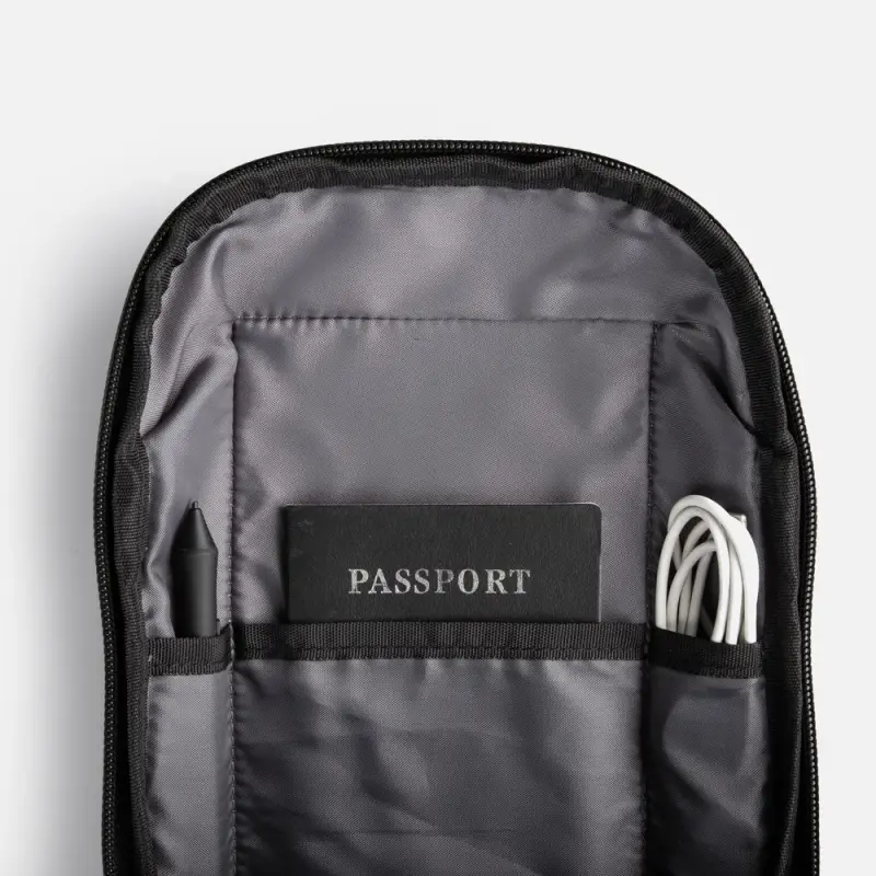 Рюкзак на одно плечо Solnex, черный