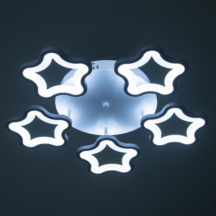 Люстра 2783/5 LED 120Вт 3000-6000K белый 62х62х20 см BayerLux Люстра 2783/5 LED 120Вт 3000-6000K белый 62х62х20 см BayerLux