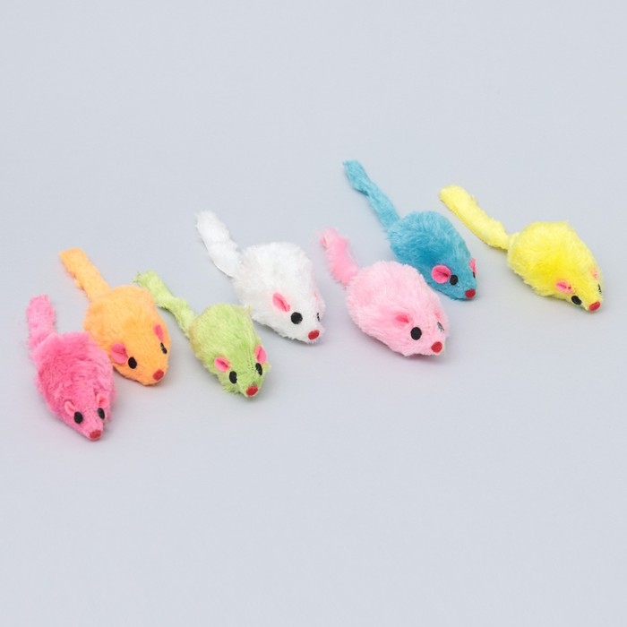 Игрушка для кошек  Игрушка для кошек "Малая мышь" 6 см, с кошачьей мятой внутри