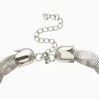 Чокер &laquo;Кручёный Обруч&raquo;, цвет серебро