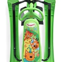 Снегокат &laquo;Три Кота&raquo;, зелёный, СНК/ТК Nika Kids