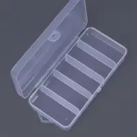 Органайзер для хранения мелочей, с подвесом, 5 ячеек, 12.8×6×2.5 см, прозрачный