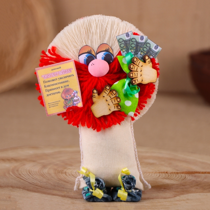 Оберег-домовой Оберег-домовой "Богатейка", 18х15х7 см МИКС
