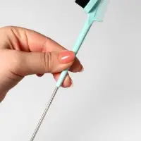 Расчёска - щётка для укладки волос, 21×3.6 см, МИКС