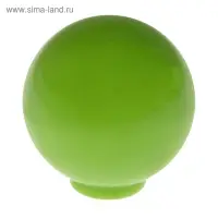 Ручка кнопка PLASTIC 008, пластиковая, фисташковая