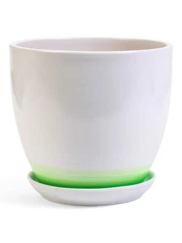 Горшок цветочный поддоном 2,5 л, керамика, Азия (М) Горшок цветочный поддоном 2,5 л, керамика, Азия (М)