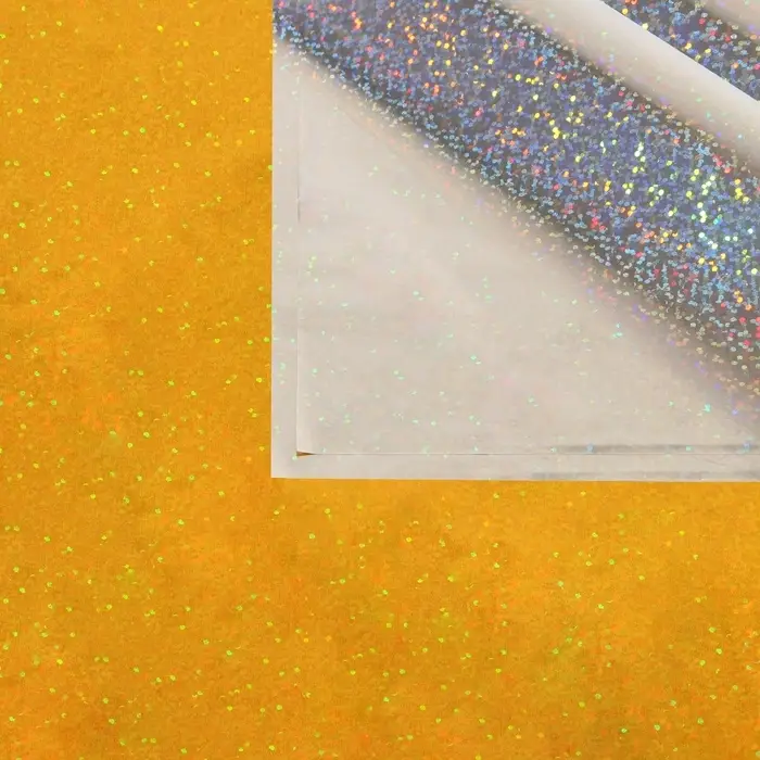 Пленка голографическая, «Конфетти», золотая, 70 см × 1 м Пленка голографическая, «Конфетти», золотая, 70 см × 1 м