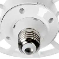 Светильник - вентилятор с пультом VKL electric FL-01, Е27, 24 Вт, 23&times;12 см, белый