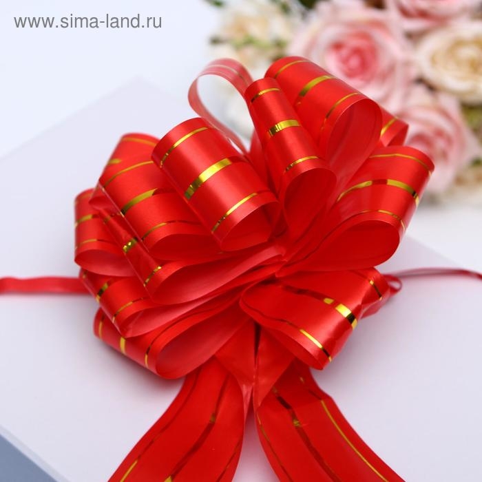 Бант-шар №4,5  Бант-шар №4,5 "Золотое сечение", цвет красный