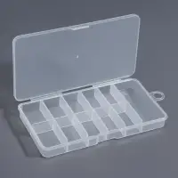Органайзер для хранения мелочей, с подвесом, 11 ячеек, 14.5&times;8&times;1.7 см, прозрачный