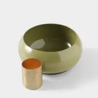 Подсвечник на 1 свечу на магнитах &laquo;Авокадо&raquo;, 7.5&times;7.5&times;3.5 см