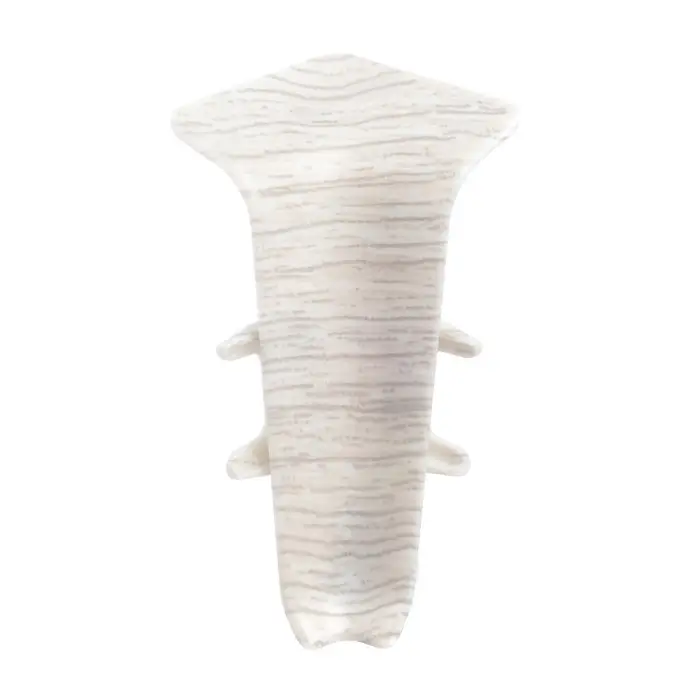 Угол внутренний для плинтуса «Деконика», 55 мм, цвет 253 ясень серый