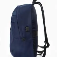 Рюкзак водонепроницаемый, для ноутбука, с USB, 30&times;15&times;45 см, синий