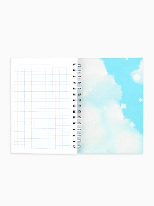 Записная книжка А6, 100 листов, в клетку "Капибара"