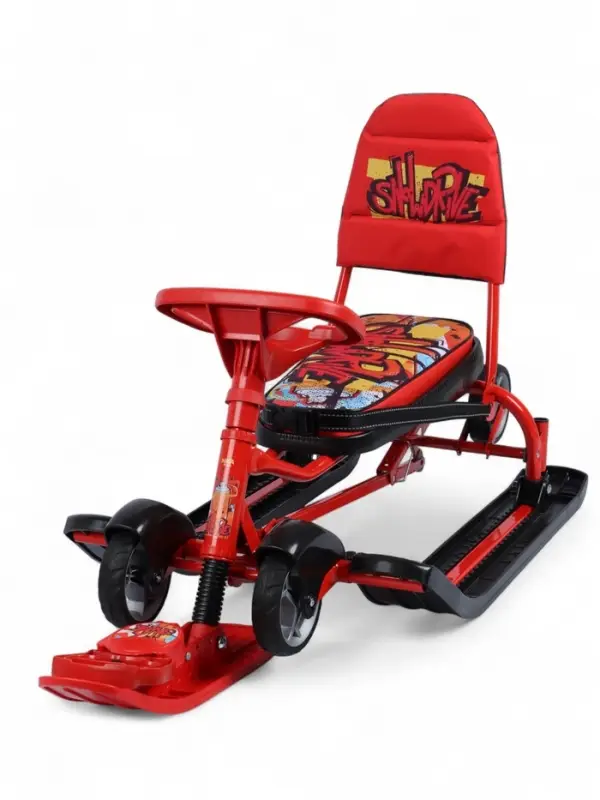 Снегокат «Тимка спорт 6» с граффити, с родительской ручкой, ТС6/GR Nika Снегокат «Тимка спорт 6» с граффити, с родительской ручкой, ТС6/GR Nika