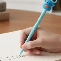 Ручка-прикол Calligrata &laquo;Олень&raquo;, чёрный стержень, гелевая, подарочная, МИКС