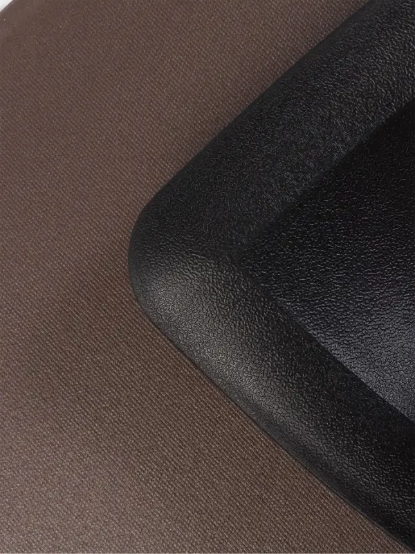 Коврик для дома из дутого ПВХ, 51&times;81&times;1.9 см, коричневый - чёрный