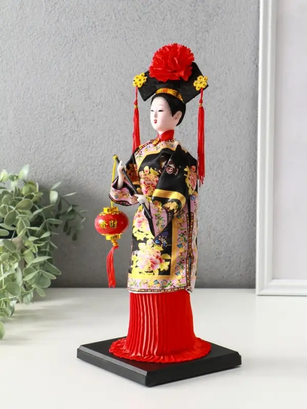 Кукла коллекционная &laquo;Китаянка в национальном платье с китайским фонариком&raquo;, 32&times;12.5&times;12.5 см, МИКС