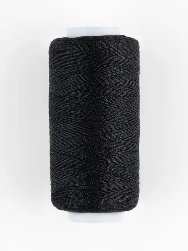 Нитки 40/2, 300 м, чёрные №175