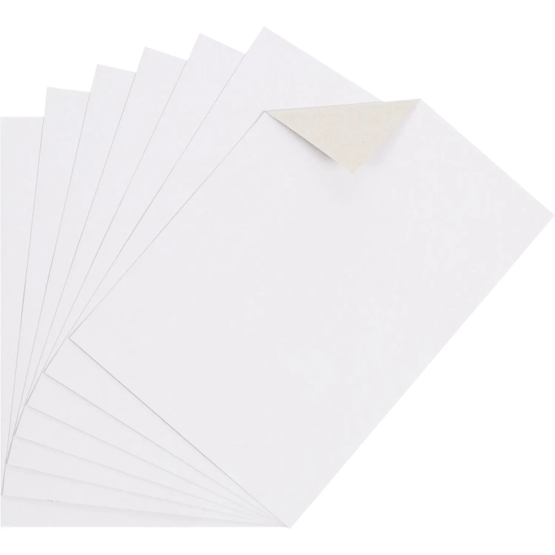 Картон белый  100л,А4,немелов,260гр, уп.крафт