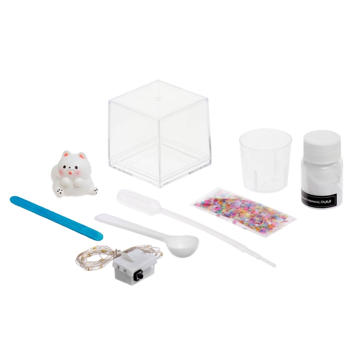 Набор для опытов «Снежный ночник: Пёсик», своими руками Набор для опытов «Снежный ночник: Пёсик», своими руками