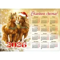 Календарь 2026 &laquo;Семейного счастья&raquo;