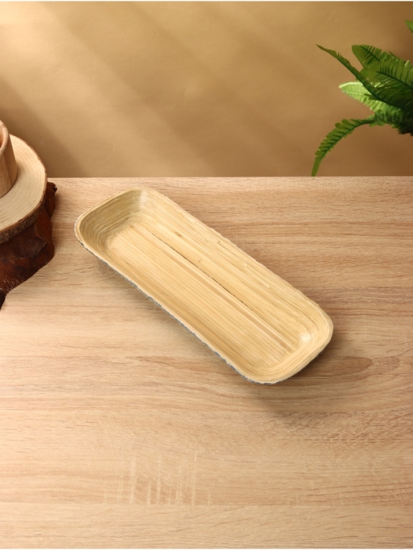 Блюдо 31х11,5х3 см, бамбук