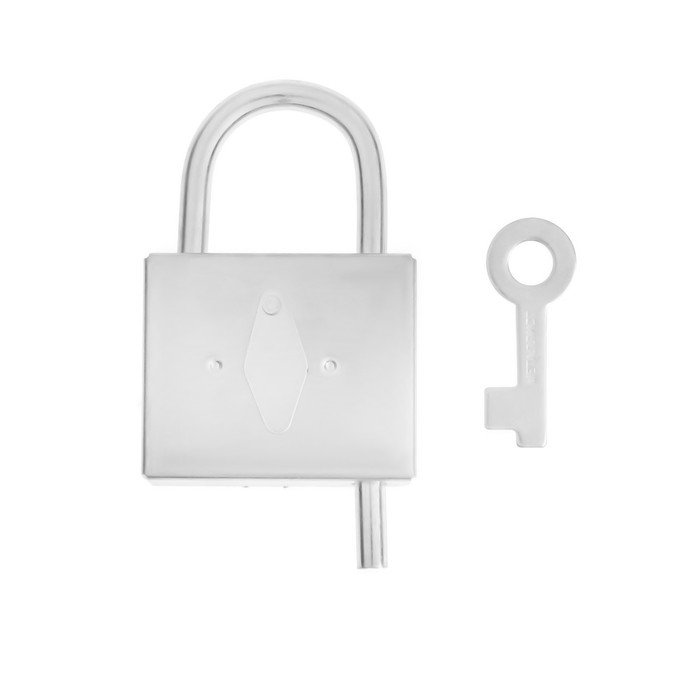 Замок висячий контрольный ВС-5 цинк , 10 шт Замок висячий контрольный ВС-5 цинк , 10 шт