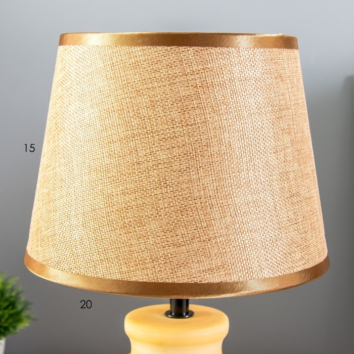 Настольная лампа Настольная лампа "Элой" Е14 40Вт оранжевый 20х20х33см RISALUX