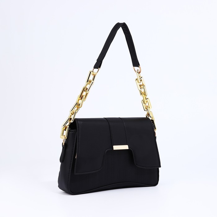 Сумка-мессенджер на магните, цвет чёрный Сумка-мессенджер на магните, цвет чёрный