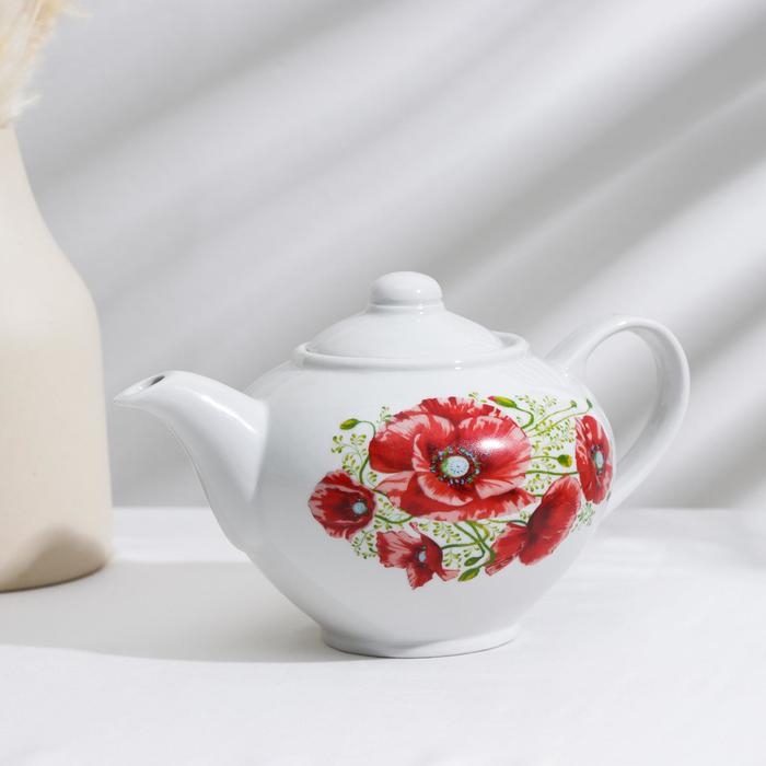 Сервиз чайный «Дачный. Маки», 14 предметов Сервиз чайный «Дачный. Маки», 14 предметов